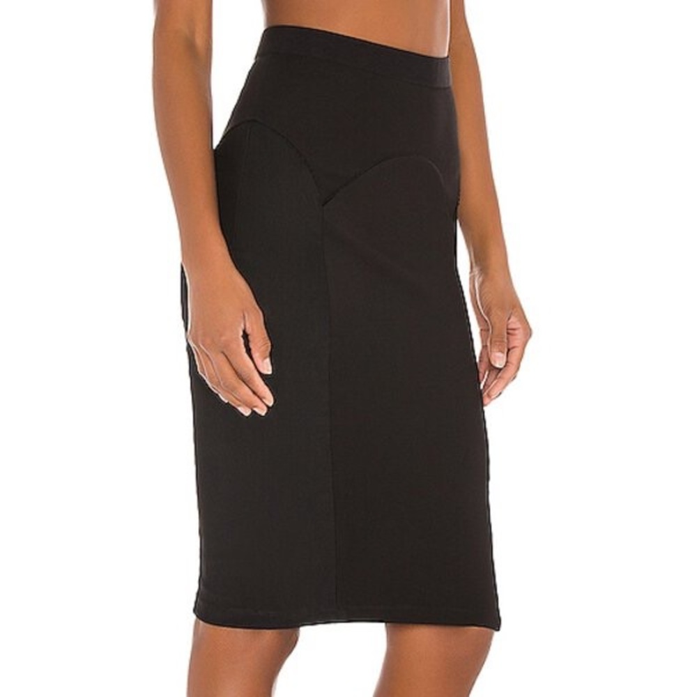 NWT Fleur du Mal Garter Seam High Waisted Skirt